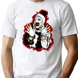 Silent Clown T-Shirt for Men & Women, T-Shirts Graphic Tee - White