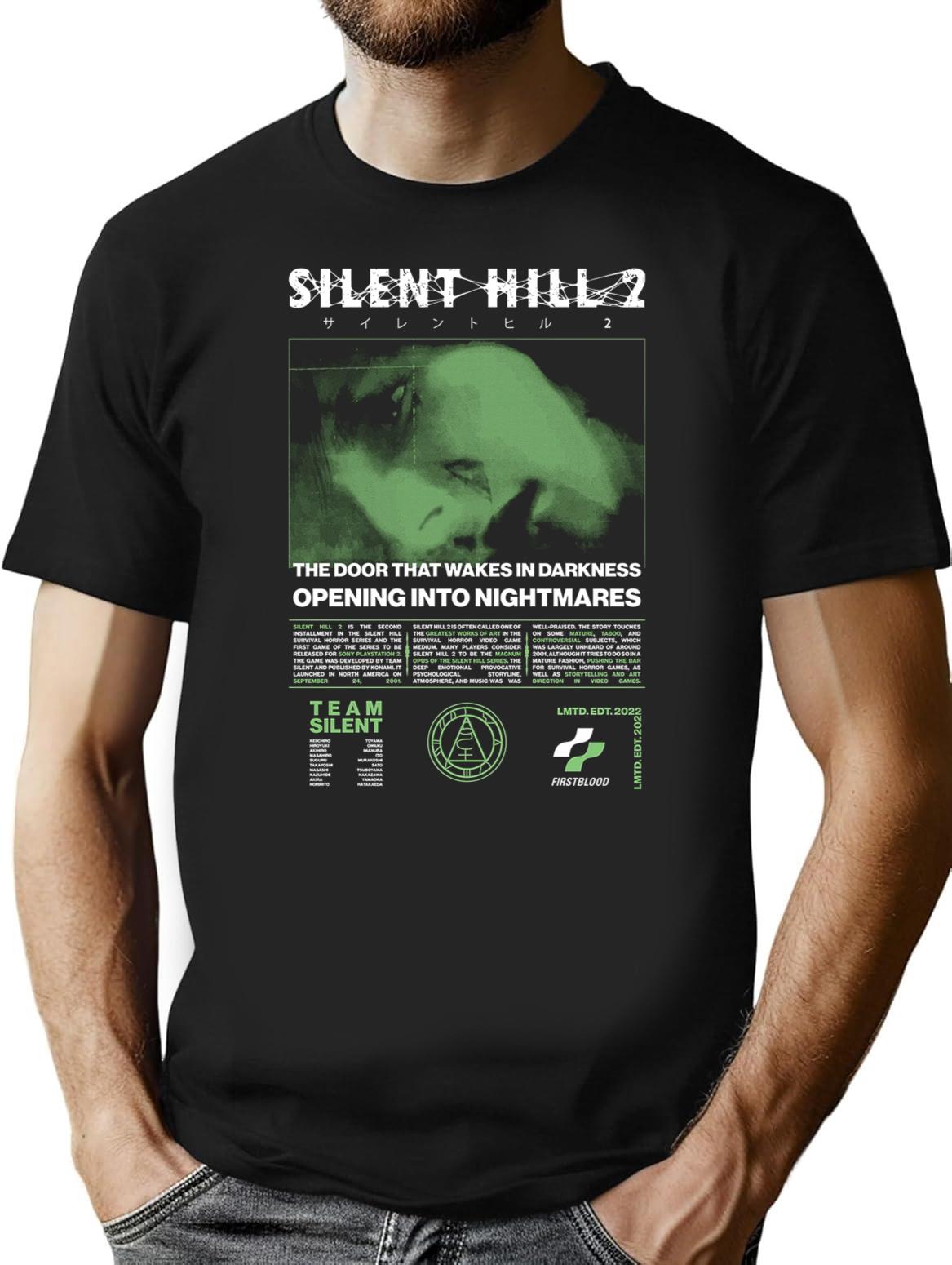 Silent Hill 2 v1 Essential Premium Heavyweight Cotton T-Shirt - Black