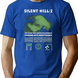 Silent Hill 2 v1 Essential Premium Heavyweight Cotton T-Shirt - Blue