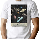 Silver Surfer T-Shirt for Men & Women, T-Shirts Graphic Tee - White
