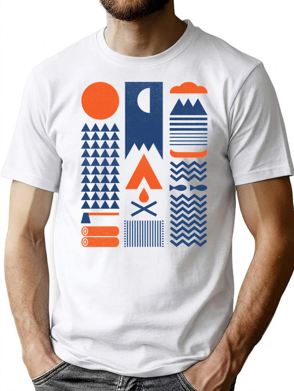 Simplify T-Shirt for Men & Women, T-Shirts Graphic Tee - White