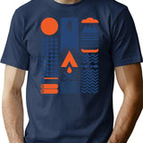 Simplify T-Shirt for Men & Women, T-Shirts Graphic Tee - Navy