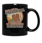 Sizzlean 1977 Black Coffee Mug, Gift Coffee Mug - Black