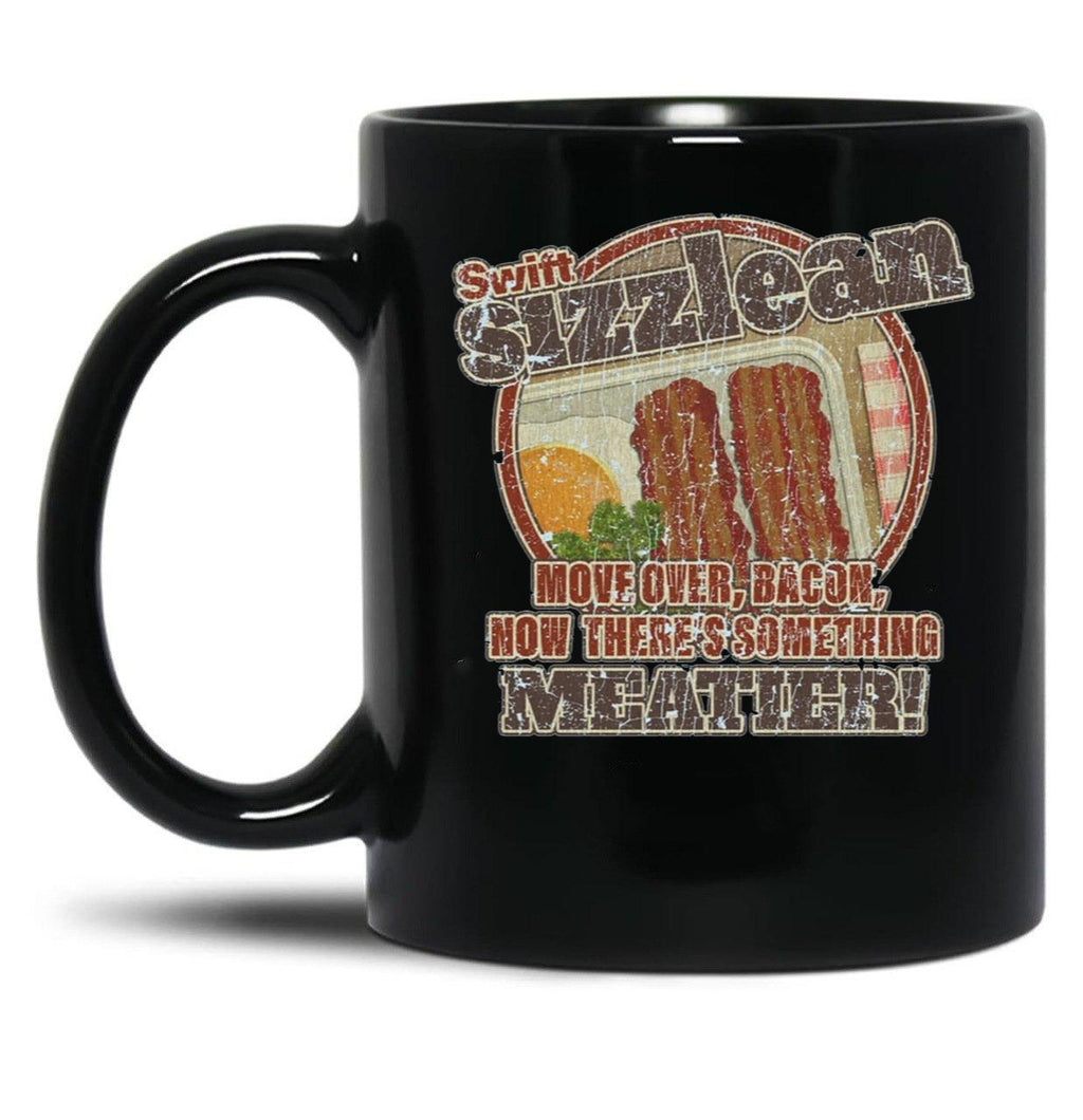 Sizzlean 1977 Black Coffee Mug, Gift Coffee Mug