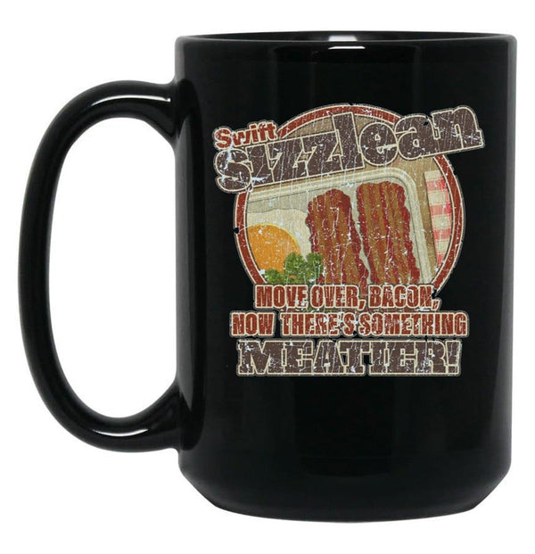 Sizzlean 1977 Black Coffee Mug, Gift Coffee Mug - Black