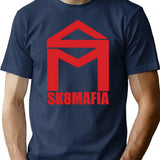 Sk8Mafia Vintage T-Shirt for Men & Women, T-Shirts Graphic Tee - Navy