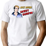 Skeet Surfin' T-Shirt for Men & Women, T-Shirts Graphic Tee - White