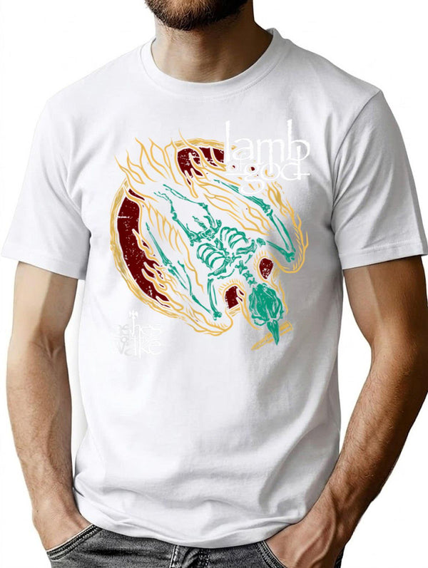 Skeleton Eagle 15Th Anniversary T-Shirt for Men & Women, T-Shirts Graphic Tee - White