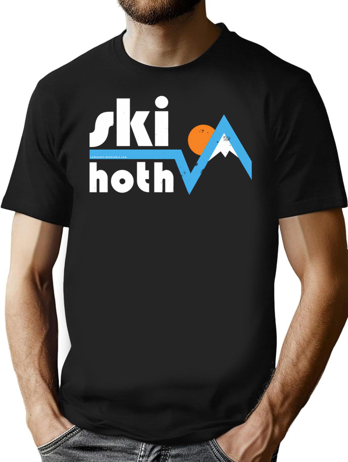 Ski Hoth Active Essential T-Shirt for Men & Women, T-Shirts Graphic Tee - Black