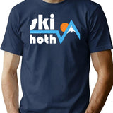 Ski Hoth Active Essential T-Shirt for Men & Women, T-Shirts Graphic Tee - Navy