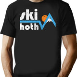 Ski Hoth T-Shirt for Men & Women, T-Shirts Graphic Tee - Black