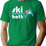 Ski Hoth T-Shirt for Men & Women, T-Shirts Graphic Tee - Green