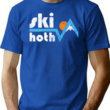 Ski Hoth T-Shirt for Men & Women, T-Shirts Graphic Tee - Blue