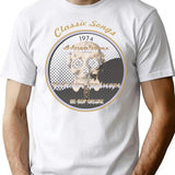 Skull Be Bop 1974 Classic Songs T-Shirt for Men & Women, T-Shirts Graphic Tee - White