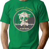 Skull Be Bop 1974 Classic Songs T-Shirt for Men & Women, T-Shirts Graphic Tee - Green