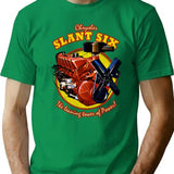 Slant 6 T-Shirt for Men & Women, T-Shirts Graphic Tee - Green