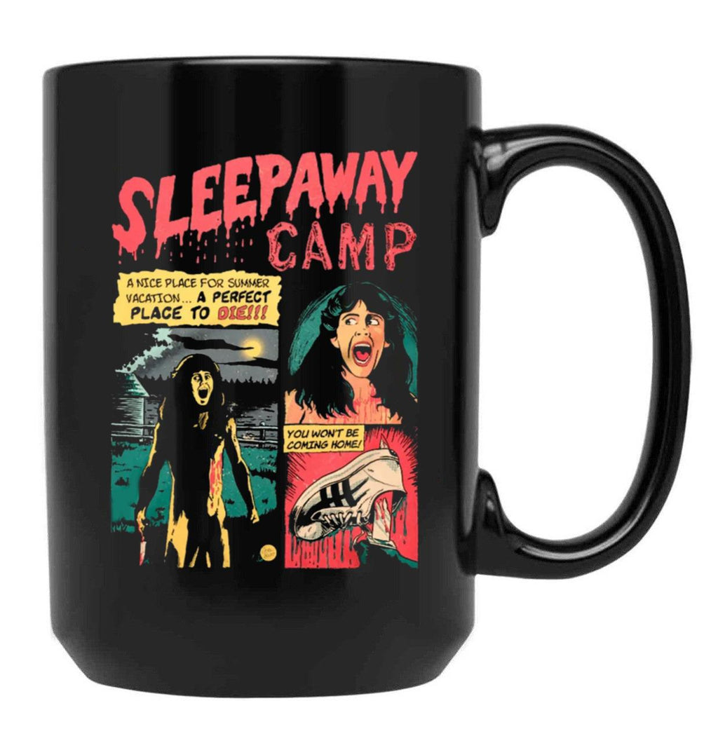 Sleepaway Camp Come Back in A Bag Black Coffee Mug, Gift Coffee Mug