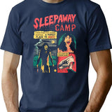 Sleepaway Camp Come Back in A Bag Premium Heavyweight Cotton T-Shirt - Navy