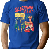Sleepaway Camp Come Back in A Bag Premium Heavyweight Cotton T-Shirt - Blue