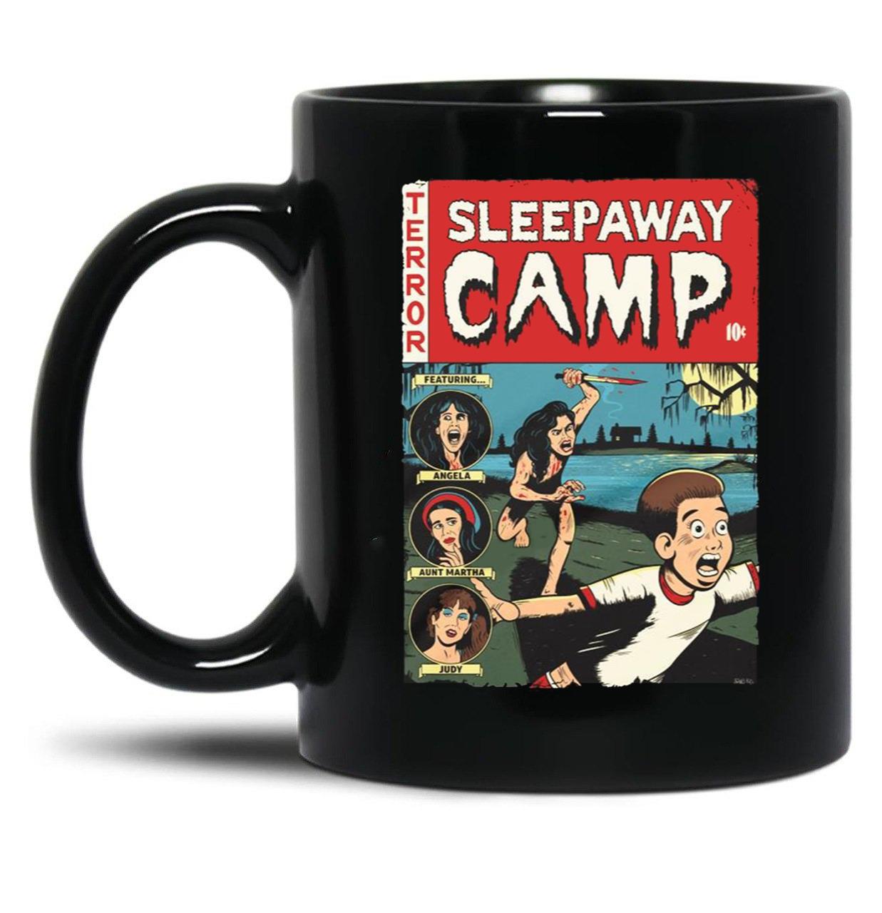 Sleepaway Camp Tales from The Waterfront 555555 Black Coffee Mug, Gift Coffee Mug