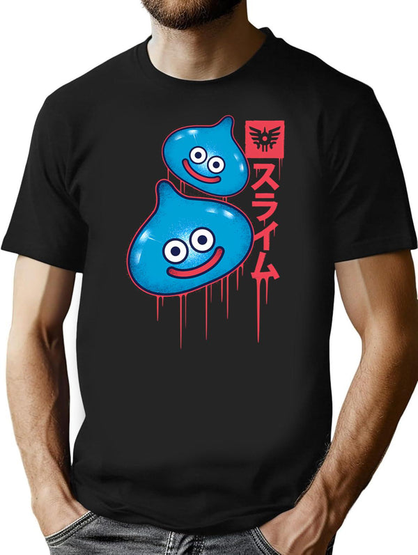 Slimes T-Shirt for Men & Women, T-Shirts Graphic Tee - Black