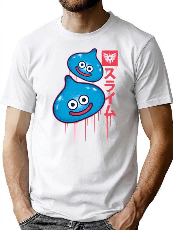 Slimes T-Shirt for Men & Women, T-Shirts Graphic Tee - White
