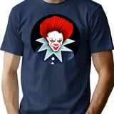 Sly Clown T-Shirt for Men & Women, T-Shirts Graphic Tee - Navy