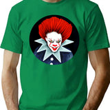 Sly Clown T-Shirt for Men & Women, T-Shirts Graphic Tee - Green
