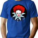 Sly Clown T-Shirt for Men & Women, T-Shirts Graphic Tee - Blue