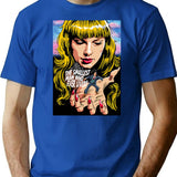 Smallest Man T-Shirt for Men & Women, T-Shirts Graphic Tee - Blue