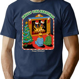 Smells Like Christmas T-Shirt for Men & Women, T-Shirts Graphic Tee - Navy