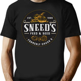 Sneed'S Feed Seed T-Shirt for Men & Women, T-Shirts Graphic Tee - Black