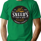 Sneed'S Feed Seed T-Shirt for Men & Women, T-Shirts Graphic Tee - Green