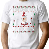 Snitches Get Stitches Ugly Christmas Sweater Premium Heavyweight Cotton T-Shirt - White