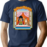 So Many Dipshts T-Shirt for Men & Women, T-Shirts Graphic Tee - Navy
