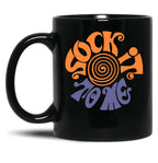 Sock It to Me Black Coffee Mug, Gift Coffee Mug