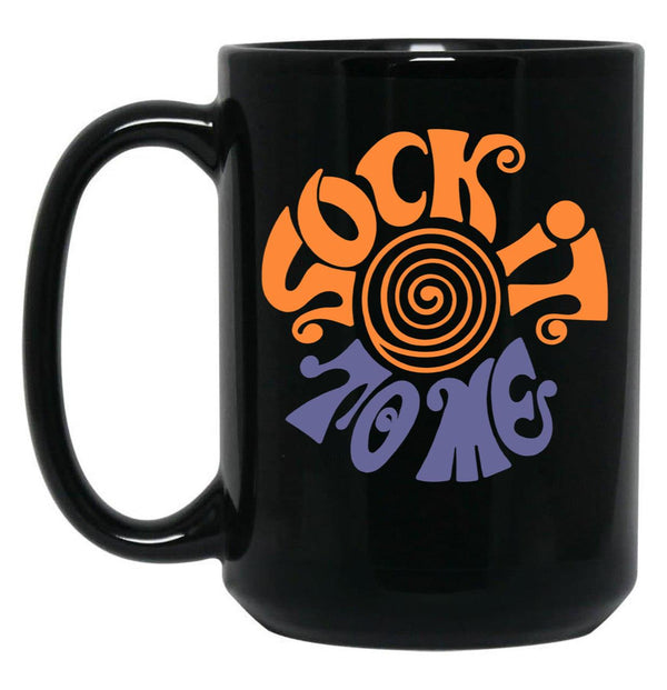 Sock It to Me Black Coffee Mug, Gift Coffee Mug - Black