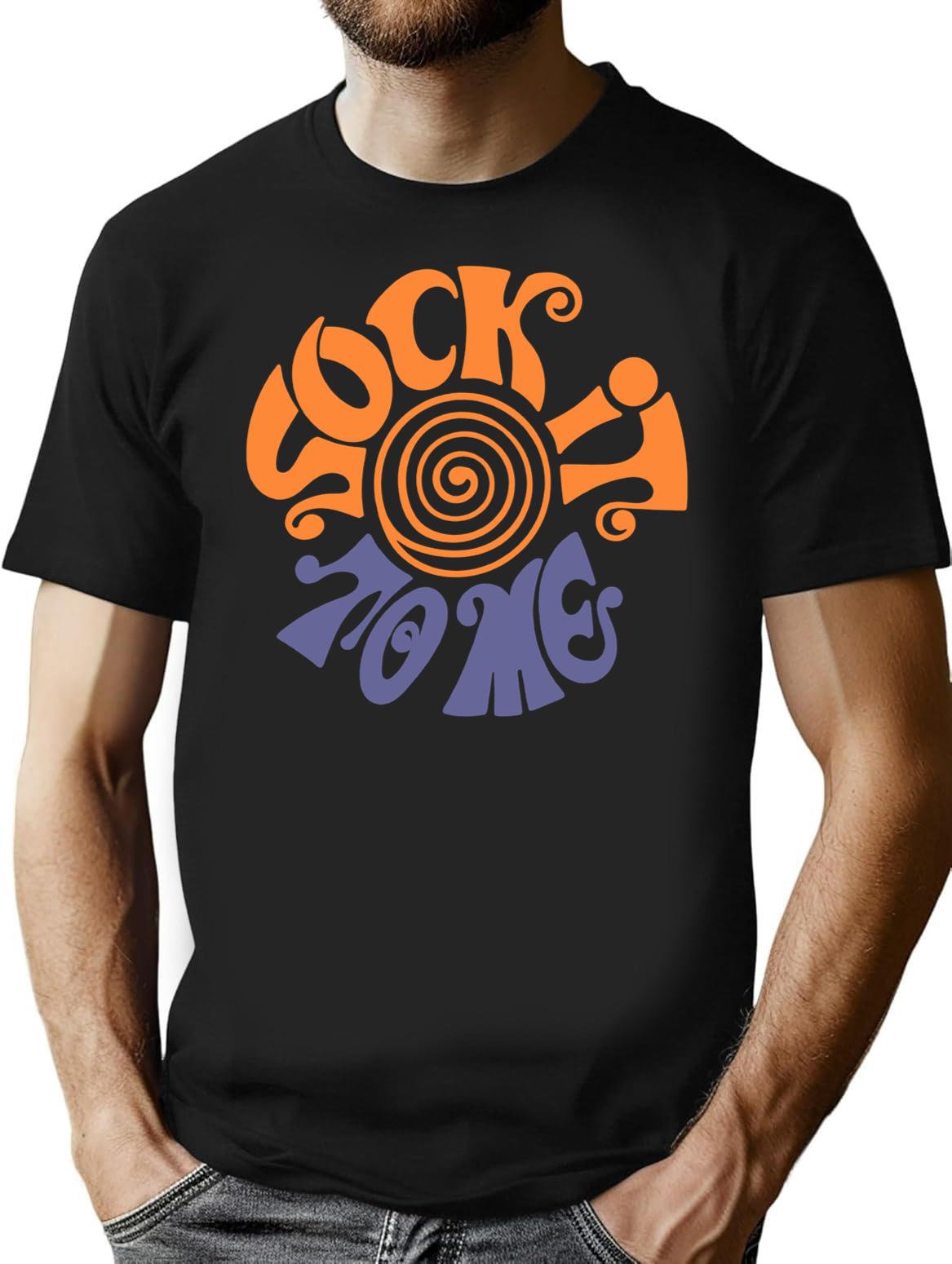 Sock It to Me Premium Heavyweight Cotton T-Shirt - Black