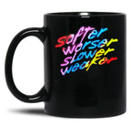 Softer Worser Slower Weaker Black Coffee Mug, Gift Coffee Mug