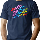 Softer Worser Slower Weaker Premium Heavyweight Cotton T-Shirt - Navy