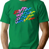Softer Worser Slower Weaker Premium Heavyweight Cotton T-Shirt - Green