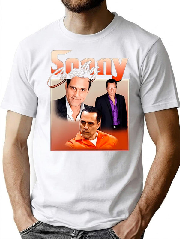 Sonny Corinthos T-Shirt for Men & Women, T-Shirts Graphic Tee - White