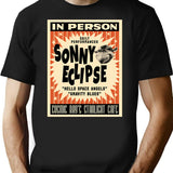 Sonny Eclipse T-Shirt for Men & Women, T-Shirts Graphic Tee - Black