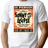 Sonny Eclipse T-Shirt for Men & Women, T-Shirts Graphic Tee - White