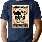 Sonny Eclipse T-Shirt for Men & Women, T-Shirts Graphic Tee - Navy