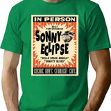 Sonny Eclipse T-Shirt for Men & Women, T-Shirts Graphic Tee - Green