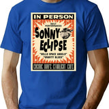 Sonny Eclipse T-Shirt for Men & Women, T-Shirts Graphic Tee - Blue