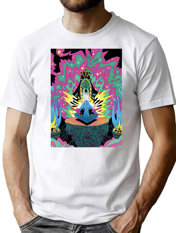 Sorcerer T-Shirt for Men & Women, T-Shirts Graphic Tee - White