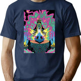 Sorcerer T-Shirt for Men & Women, T-Shirts Graphic Tee - Navy
