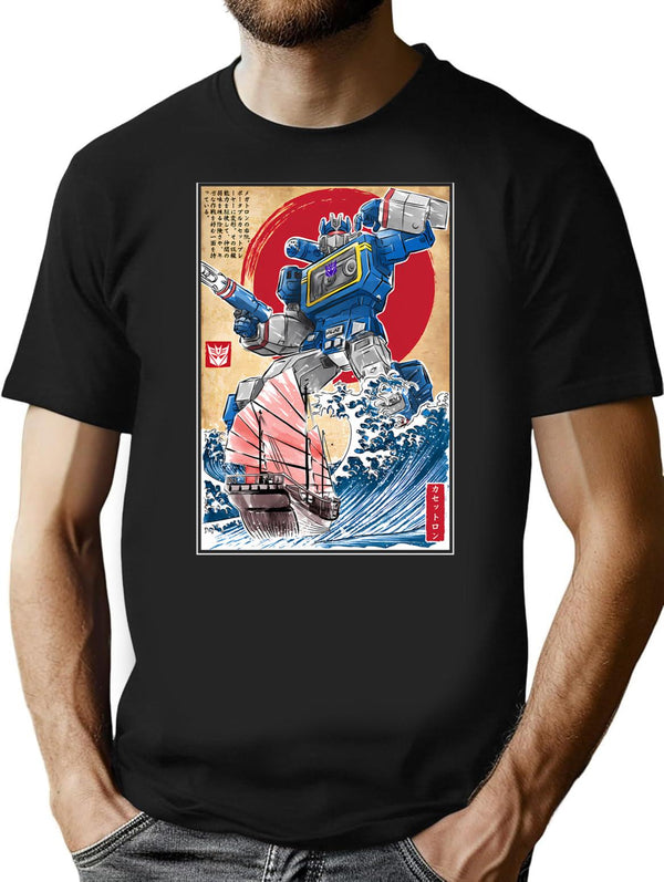 Soundwave In Japan T-Shirt for Men & Women, T-Shirts Graphic Tee - Black